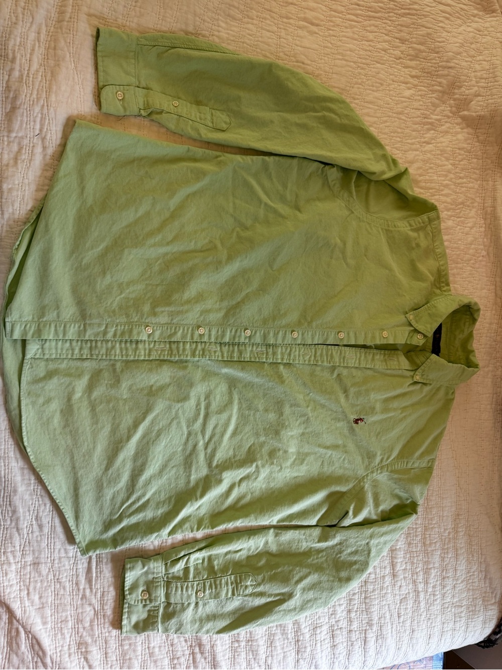 Ralph Lauren Light Green Button-Up Shirt